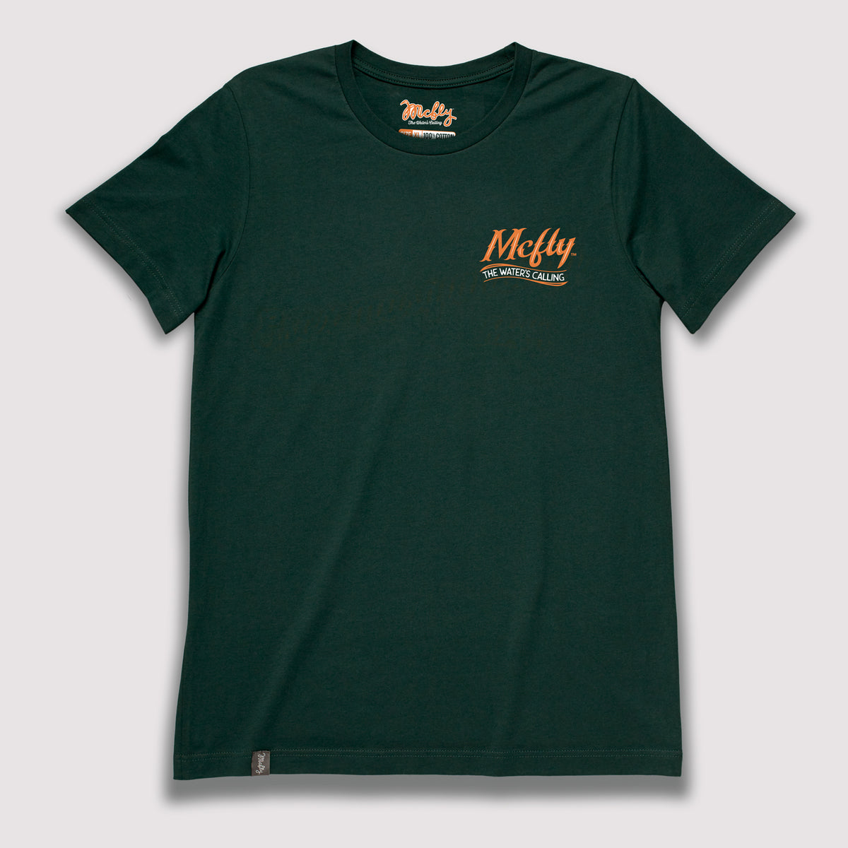 Eastern US Trout Waters Fox - T-Shirt / Forest Green