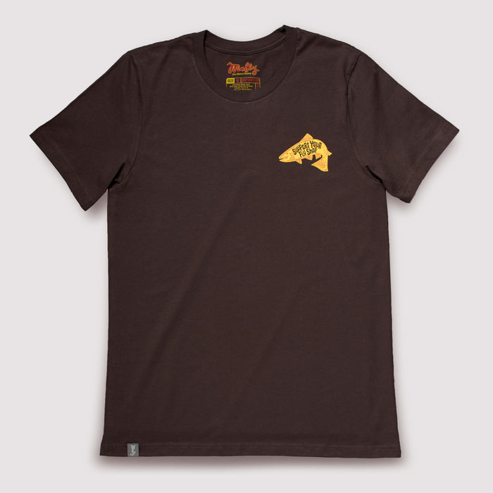 North American Trout - T-Shirt / Black Walnut