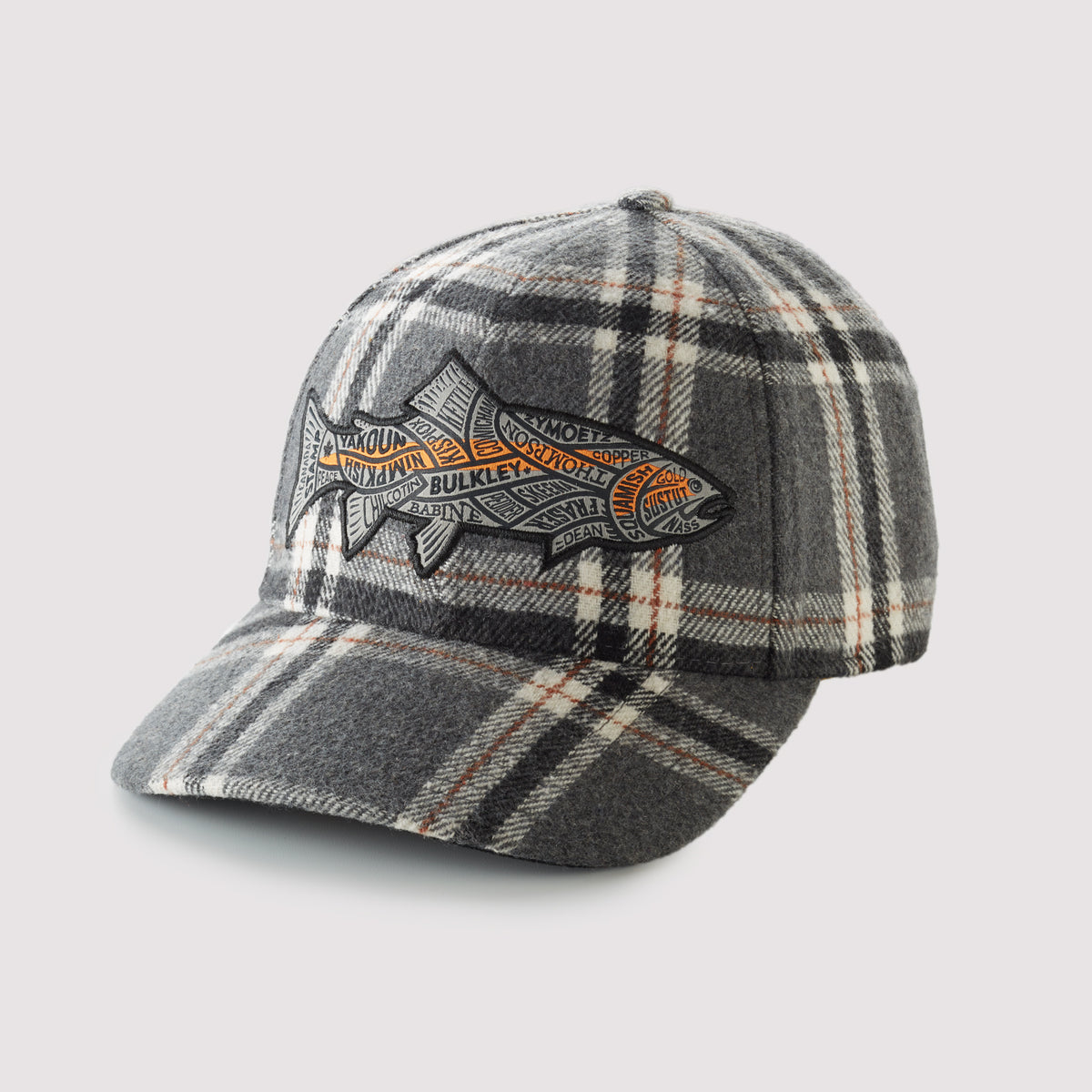 Western Canadian Rivers Steelhead - Plaid Snapback Hat – ShopMcfly