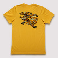 Southwestern US Rivers - T-Shirt / Mustard